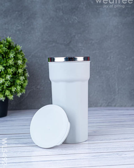 Insulated Mug with Lid - 6 inch - Grey - WL5492-2 - Bottles & mugs