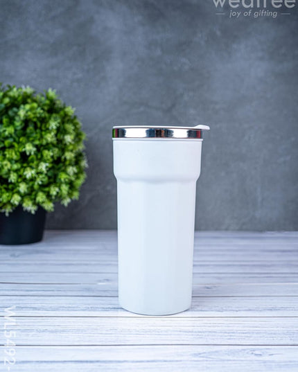 Insulated Mug with Lid - 6 inch - Grey - WL5492-2 - Bottles & mugs