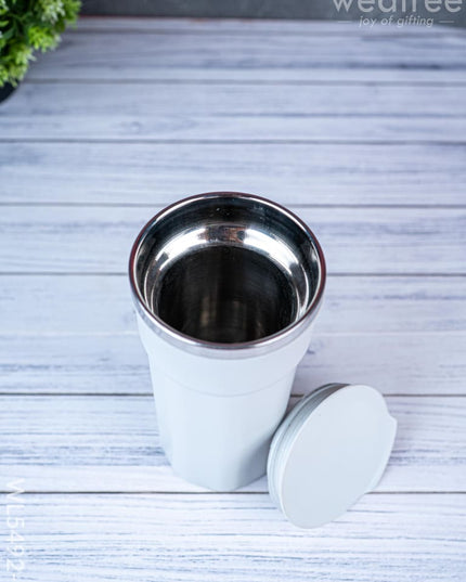 Insulated Mug with Lid - 6 inch - Grey - WL5492-2 - Bottles & mugs