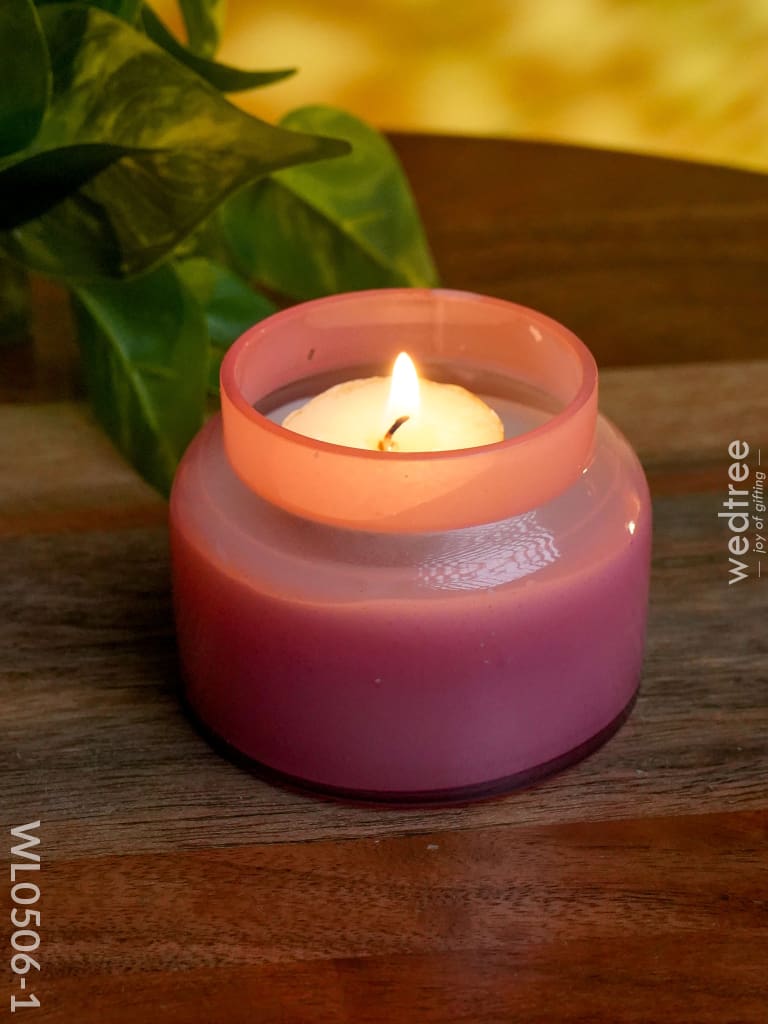 Iridescent Scented Soy Wax Jar (2.5 Inches) - Wl0506 Candles And Votives