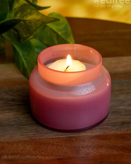 Iridescent Scented Soy Wax Jar (2.5 Inches) - Wl0506 Candles And Votives