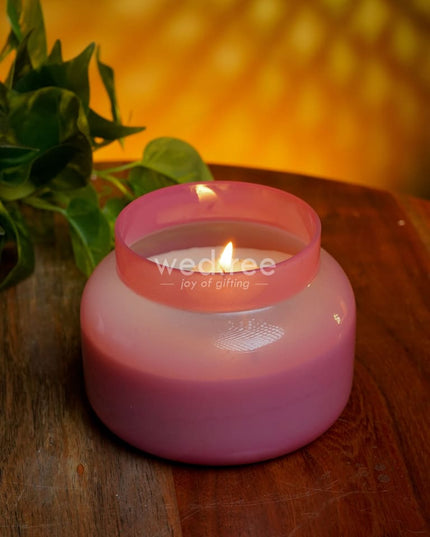 Iridescent Scented Soy Wax Jar (5 Inches) - Wl0507 Candles And Votives