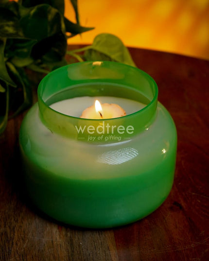 Iridescent Scented Soy Wax Jar (5 Inches) - Wl0507 Candles And Votives