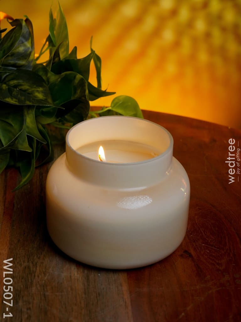 Iridescent Scented Soy Wax Jar (5 Inches) - Wl0507 Candles And Votives
