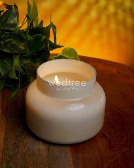 Iridescent Scented Soy Wax Jar (5 Inches) - Wl0507 Candles And Votives