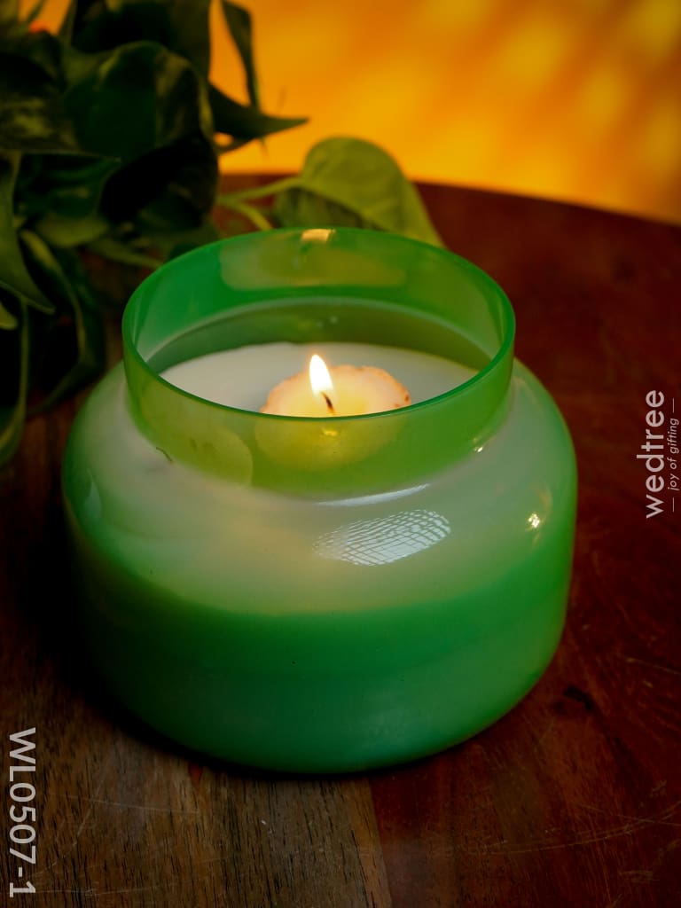 Iridescent Scented Soy Wax Jar (5 Inches) - Wl0507 Candles And Votives