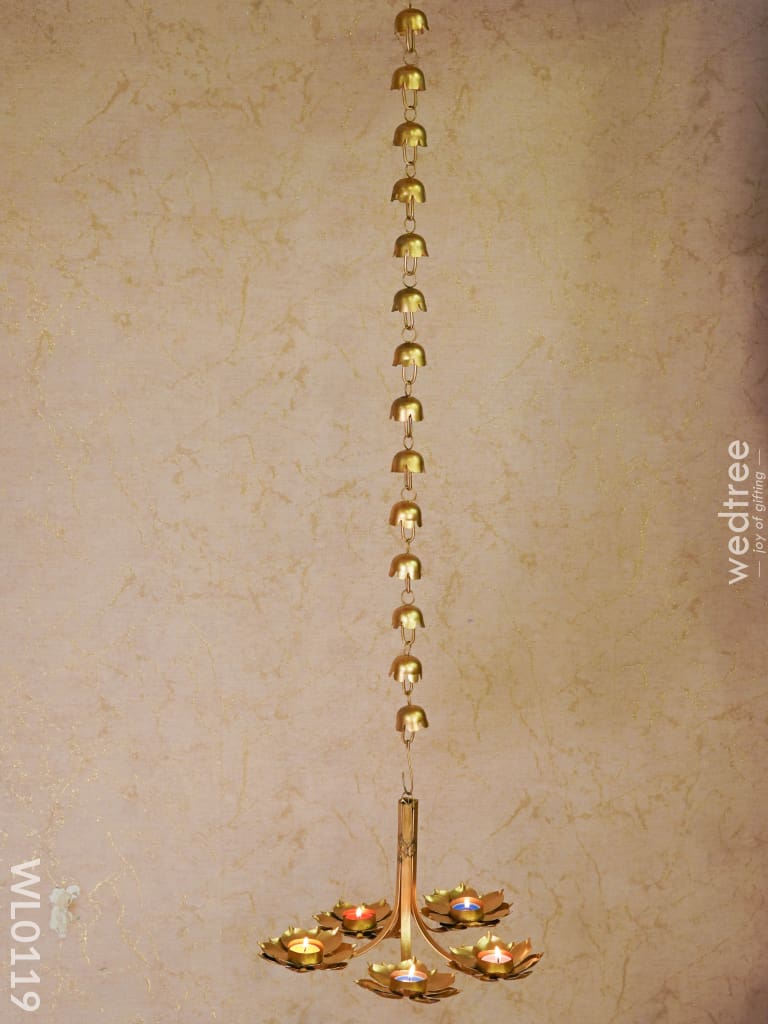 Iron T Light 5 Arms Hanging - Wl0119 Metal Decor Hanging