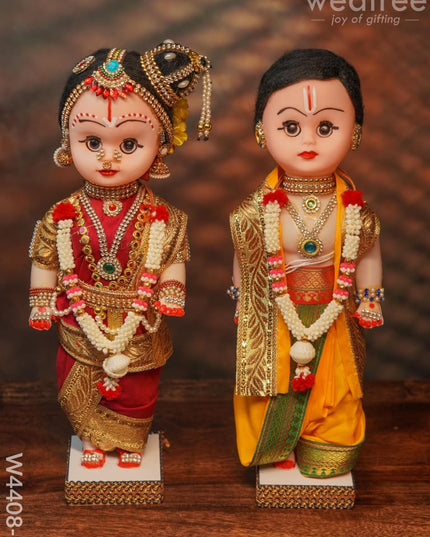 Iyengar Style Nalangu Doll - 12 Inch W4408-2 Wedding Essentials