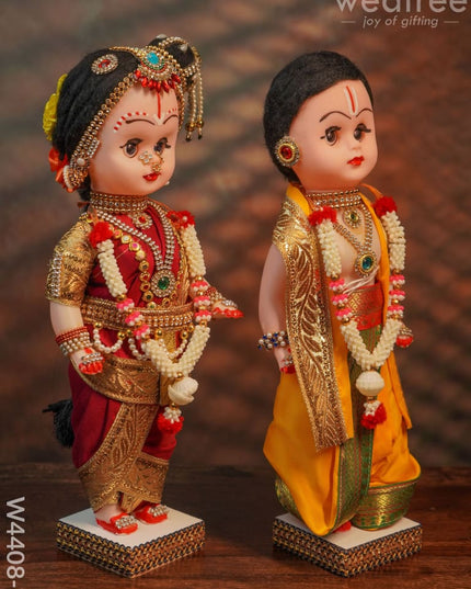 Iyengar Style Nalangu Doll - 12 Inch W4408-2 Wedding Essentials