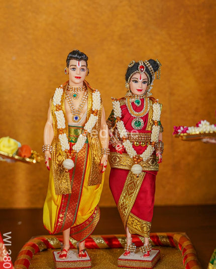 Iyengar Style Dolls - Set Of 4 Wl3803 Wedding Essentials