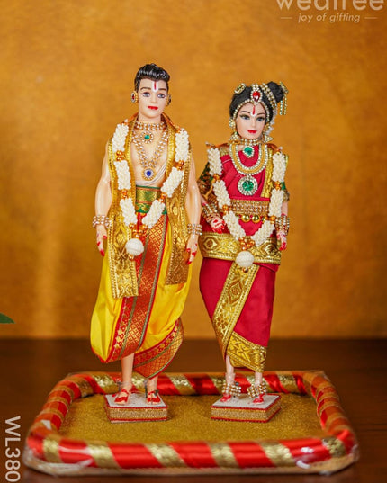 Iyengar Style Dolls - Set Of 4 Wl3803 Wedding Essentials