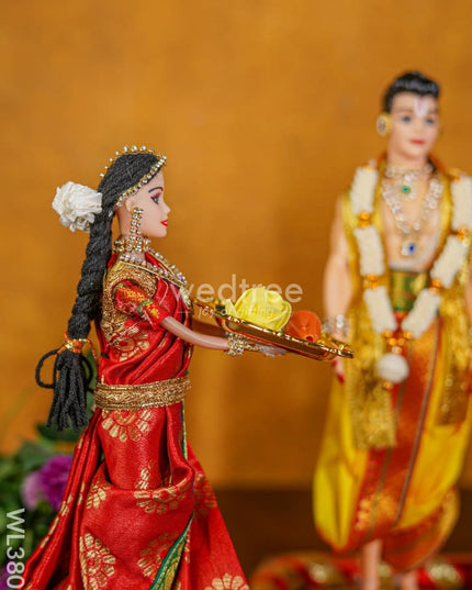 Iyengar Style Dolls - Set Of 4 Wl3803 Wedding Essentials