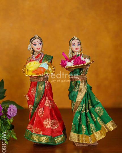 Iyengar Style Dolls - Set Of 4 Wl3803 Wedding Essentials