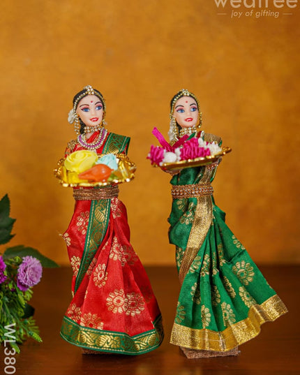 Iyengar Style Dolls - Set Of 4 Wl3803 Wedding Essentials