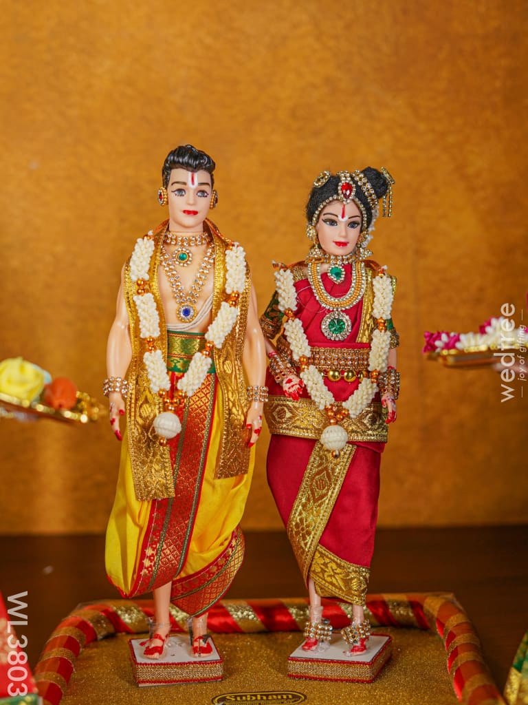 Iyengar Style Dolls - Set Of 4 Wl3803 Wedding Essentials