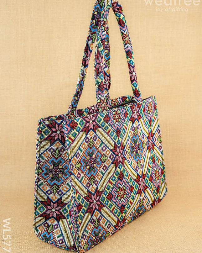 Jacquard Handbags - 15x11 inch - WL5777 - Bags & Wallets