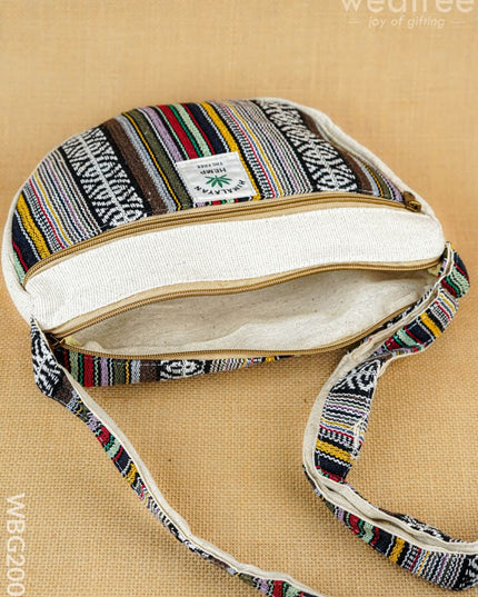 Jacquard Sling Bag - 11X8 inch - WBG2006 - Hand Bags