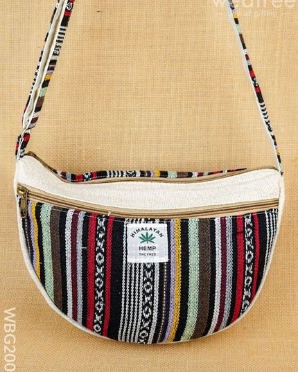 Jacquard Sling Bag - 11X8 inch - WBG2006 - Hand Bags