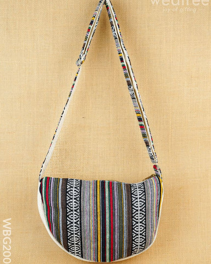 Jacquard Sling Bag - 11X8 inch - WBG2006 - Hand Bags
