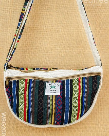 Jacquard Sling Bag - 11X8 inch - WBG2006 - Hand Bags