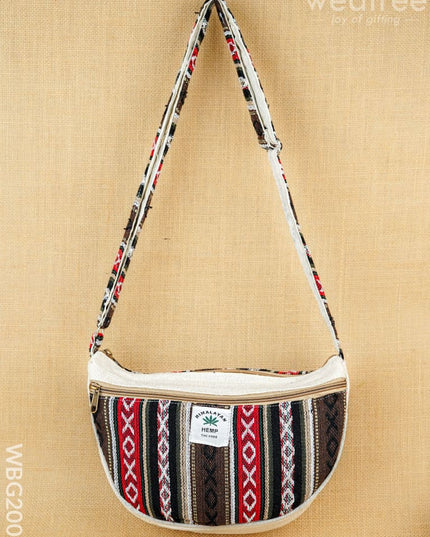 Jacquard Sling Bag - 11X8 inch - WBG2006 - Hand Bags