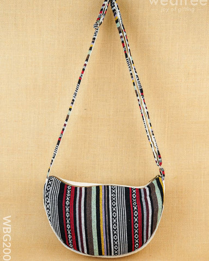 Jacquard Sling Bag - 11X8 inch - WBG2006 - Hand Bags