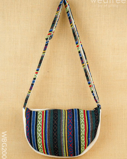Jacquard Sling Bag - 11X8 inch - WBG2006 - Hand Bags