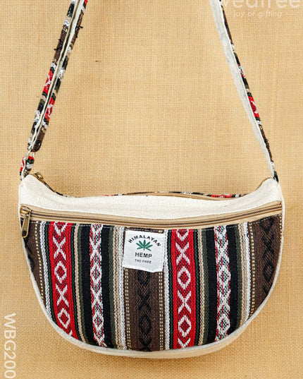 Jacquard Sling Bag - 11X8 inch - WBG2006 - Hand Bags