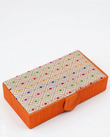 Jewel box rectangle with Colourful Dots - W4225 - Jewellery Holders RG