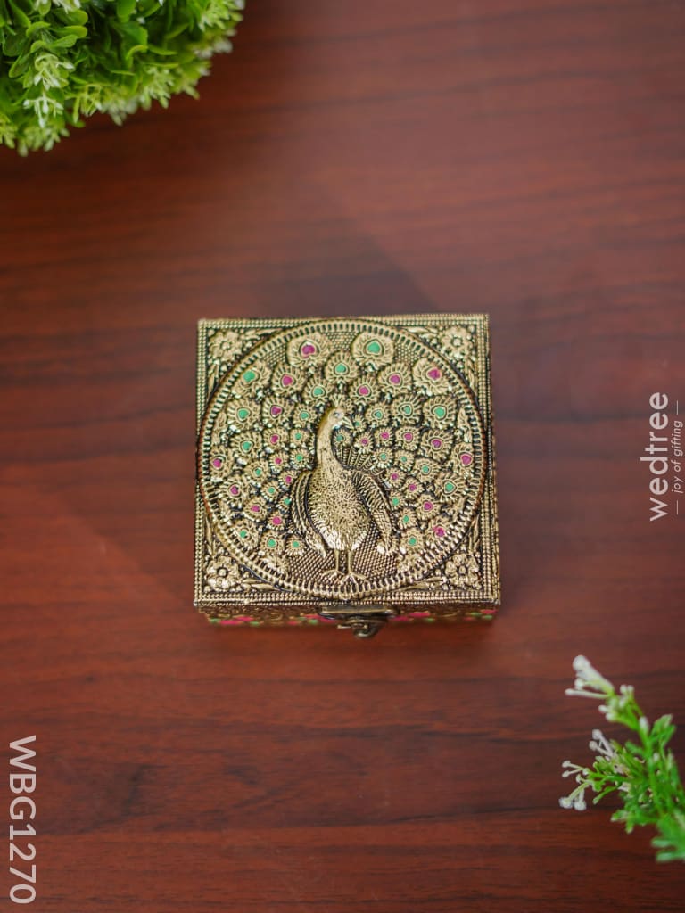 Jewel Box With Peacock Design - Wbg1270 Jewellery Holders