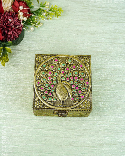 Jewel Box with Peacock Design - WBG1270 - Jewellery Holders RG