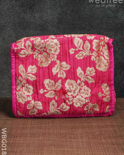 Jewel Pouch With Floral Design And Bow - Wbg0187 Jewellery Holders