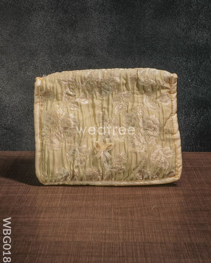 Jewel Pouch With Floral Design And Bow - Wbg0187 Jewellery Holders