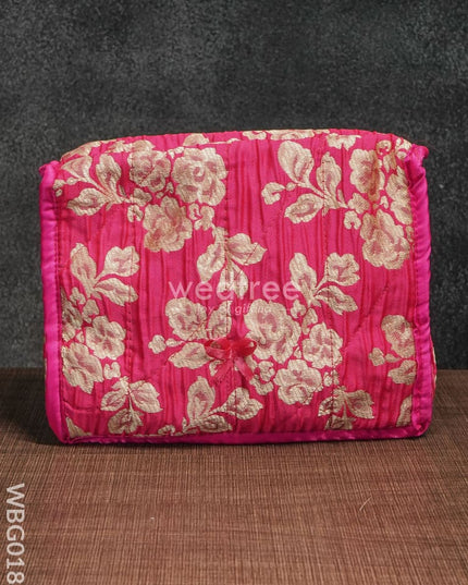 Jewel Pouch With Floral Design And Bow - Wbg0187 Jewellery Holders