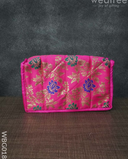 Jewel Pouch With Multicolour Floral Design - Wbg0188 Jewellery Holders