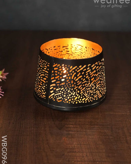 Jhaali Style Votive In Black - Wbg0964 Candles