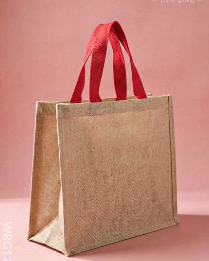 Juco Bag with Deepam & Best Wishes - WBG1266 - Cloth Bags