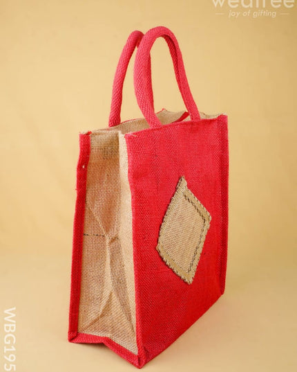 Jute Bag - 12X10 inch - WBG1956 - Jute Bags