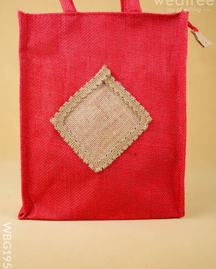 Jute Bag - 12X10 inch - WBG1956 - Jute Bags