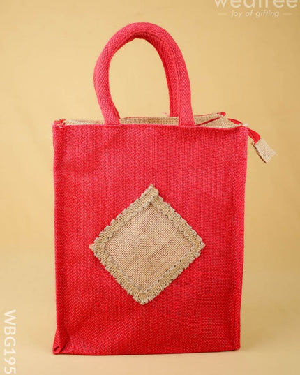 Jute Bag - 12X10 inch - WBG1956 - Jute Bags