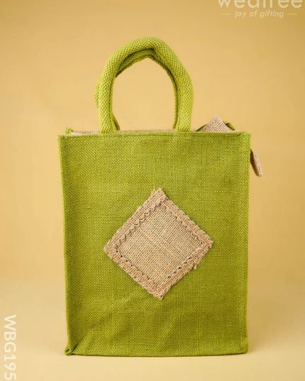 Jute Bag - 12X10 inch - WBG1956 - Jute Bags