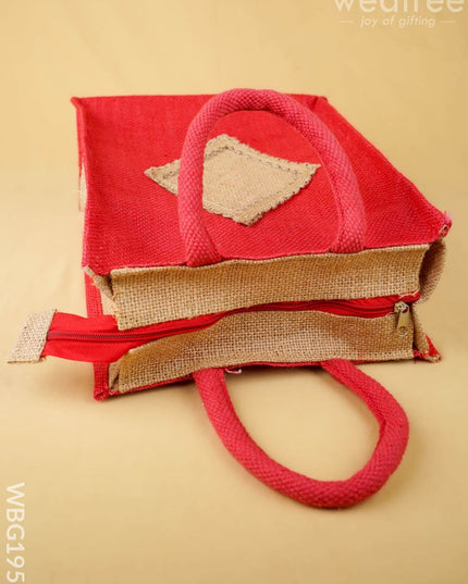 Jute Bag - 12X10 inch - WBG1956 - Jute Bags