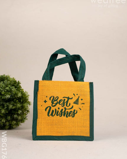 Jute Bag - Best Wishes - WBG1765 Jute Bags