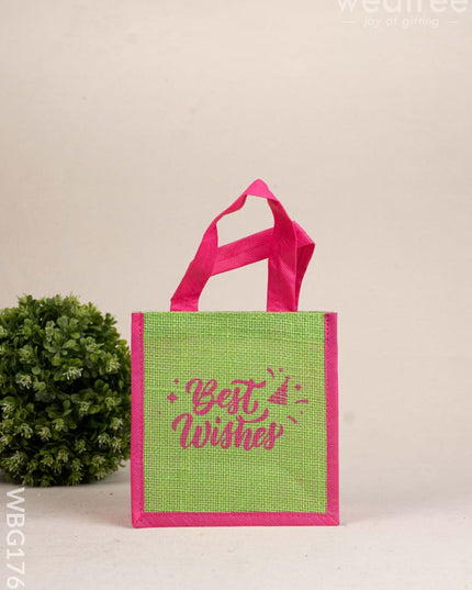 Jute Bag - Best Wishes - WBG1765 Jute Bags