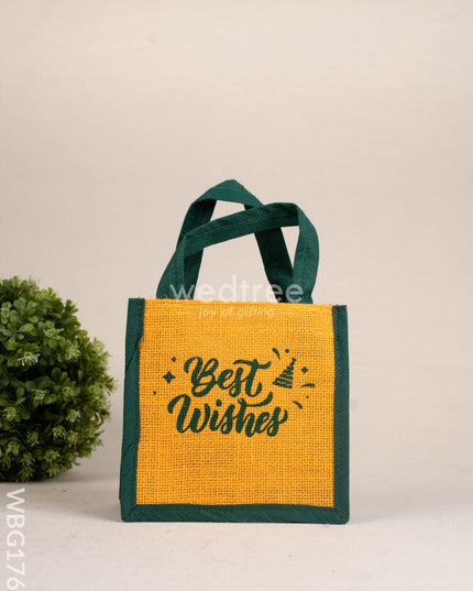 Jute Bag - Best Wishes - WBG1765 Jute Bags