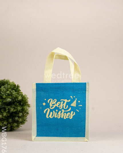Jute Bag - Best Wishes - WBG1765 Jute Bags
