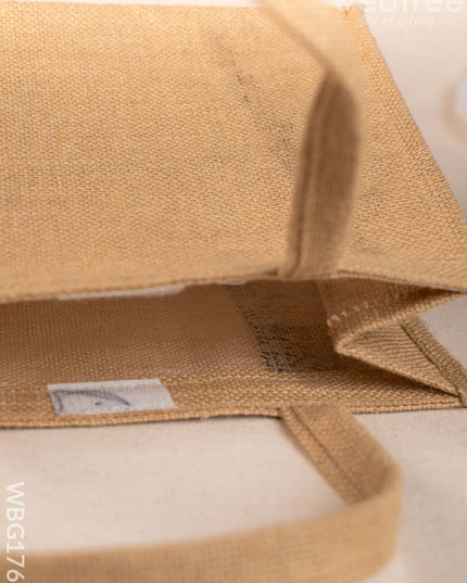 Jute Bag - Cream - WBG1768 Jute Bags