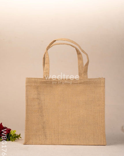 Jute Bag - Cream - WBG1768 Jute Bags