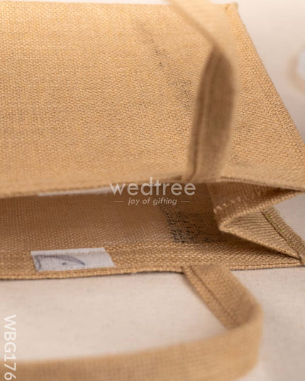 Jute Bag - Cream - WBG1768 Jute Bags