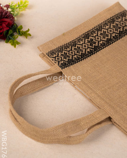 Jute Bag - Cream - WBG1768 Jute Bags
